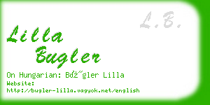 lilla bugler business card